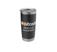 Bitcoin - There is No Second Best Funny BTC Quote Stainless Steel Insulated Tumbler
