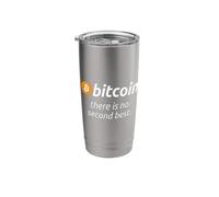 Bitcoin - There is No Second Best Funny BTC Quote Stainless Steel Insulated Tumbler
