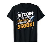 Bitcoin to the moon: 100k check, next 500k, bitcoin crypto T-Shirt