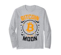 Bitcoin to The Moon Funny Crypto Long Sleeve T-Shirt