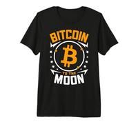 Bitcoin to The Moon Funny Crypto Premium T-Shirt