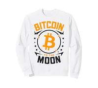 Bitcoin To The Moon Funny Crypto Sweatshirt