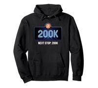 Bitcoin to the moon, next stop 200k, bitcoin crypto Pullover Hoodie