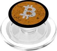 Bitcoin Vintage Logo BTC Crypto Currency Blockchain Trader PopSockets PopGrip for MagSafe