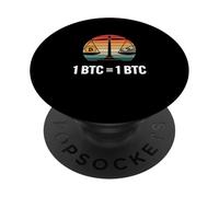 Bitcoins equality value 1BTC = 1BTC money freedom bitcoin PopSockets Adhesive PopGrip