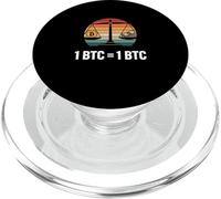 Bitcoins equality value 1BTC = 1BTC money freedom bitcoin PopSockets PopGrip for MagSafe