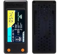 Bitcoins Miner 250KH/S Lucky Minin LV02 Solo Mining LCD Display Asic Miner 1Watt Low Power Consumption Crypto Miner with 1.9 inch Full-Color Mini Lottery Device Type-C USB Connection