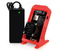 Bitcoins miner 601 Lucky Miner 1.2TH/s Bitcoins Miner BM1370 Asic Chip 2.4G WiFi 18W/TH BTC Lottery Crvpto Mining Asic Home Use Silent Lucky Mining Machine UK Plugs(blue) (red)