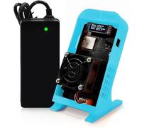 Bitcoins miner 601 Lucky Miner 1.2TH/s Bitcoins Miner BM1370 Asic Chip 2.4G WiFi 18W/TH BTC Lottery Crvpto Mining Asic Home Use Silent Lucky Mining Machine UK Plugs(blue) (Blue)