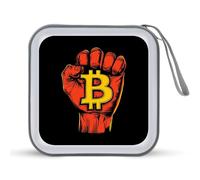 Bitcoins Revolution Portable CD Case Holder 48 Capacity Travel DVD Storage Boxs Wallet Bag