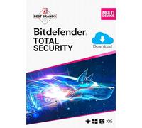 Bitdefender Total Security 2024 - 3 Devices | 1 year Subscription | PC/Mac | Activation Code by Email