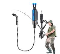 Bite Alarm Indicator, R Rods Alarms - Bite Alarm with Sound - Portable Waterproof Fish Alarm for Night, Practical R Rod Alarm Bells for AG