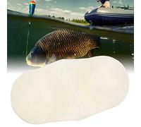bite alarms for fishing poles，40PCS Fishing Attractor Bells Beads, Portable Catfish Rattles, Fishing Double Rattle for Luring Fish(White)
