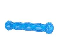 Bite And Brush Dog Toy, Dog Toothbrush Toy Squeaky for Aggressive Chewers Silicone Chew Teeth Cleaning for Medium Large, 11.02x2.17x2.17inch (Blue L)