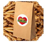 Bite & Delight 10 kg Dried Black Soldier Fly Larvae - High-Protein, Energy-Rich Feed for Birds, Fish, Reptiles & Small Animals