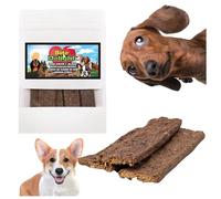 Bite & Delight 100g Deer Strips for Dogs - 98% Wild Venison, Soft Meat Treats, Easily Digestible, Ideal for Joint Health