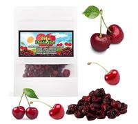 Bite & Delight 100g Freeze-Dried Cherries Sweet Crispy Perfect Diet Snack Healthy No Added Sugar Resealable Doypack