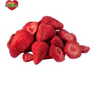 Bite & Delight 100g Freeze-Dried Strawberries Sweet Crispy Healthy No Added Sugar Resealable Doypack