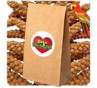 Bite & Delight 5kg Red Millet Sprays - Natural Bird Food for Budgies, Parrots & Pet Birds - Premium Whole Millet for Year-Round Feeding