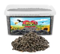 Bite & Delight Black Sunflower Seeds for Birds - 5000ml - High-Energy Wild Bird Food for Year-Round Feeding - Ideal for Small Birds - Winter & Summer Nutrition