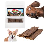 Bite & Delight Goose Meat Strips for Dogs - 1000g Natural & High-Protein Dog Treats - Grain-Free Snack with No Artificial Additives - Supports Dental Health & Chewing