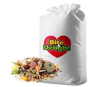 Bite & Delight Universal Rodent Food - Food for Gerbils, House Mice, Gerbils, Rats, Jackdaws and Others - Natural Grain - No Added Sugar - No Artificial Additives - 10 kg