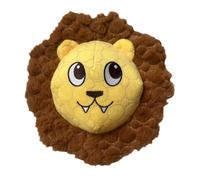 Bite Force -Durable & Strong Dog Toy Mighty Leo with Squeaker, Kevlar-Reinforced for Aggressive Chewers for Small Medium Large Dogs - Yellow.