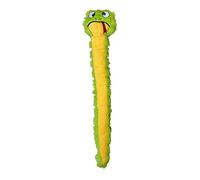 Bite Force -Durable & Strong Dog Toy Slither The Snake with Squeaker, Kevlar-Reinforced for Aggressive Chewers for Small Medium Large Dogs - Green.