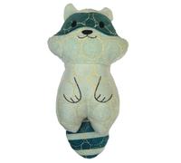 Bite Force Wildlife Tough Plush Toy for Dogs - Built with Kevlar, Multi-Layered with Reinforced Seams, Durable Dog Toy. Squeaker for Interactive Play. Ideal for Strong Chewers (Racoon)