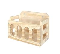 Bite Hay Holder - Carrot Cage Feeder, Eco Nibbling Box | Wooden Guinea Pig Tray, Storage Food Organizer, Cute Feed Box, Food