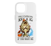 Bite If You Want Me Funny Bass Fishing Humor Angler Lures Case for iPhone 14