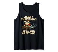 Bite into Holiday Cheer Jaws First Vintage Novelty Gift. Tank Top