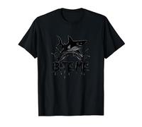 Bite Me: Fierce Shark Attack for Ocean Enthusiasts T-Shirt, Men, Black, XXL