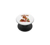 Bite Me Gingerbread Woman Funny Rude Christmas Design PopSockets Adhesive PopGrip