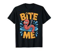Bite Me - Worm on The Hook T-Shirt