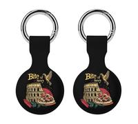 Bite of History Italy Silicone Case for Airtag Holder Keyring with Item Tag Finders Accessories