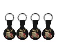 Bite of History Italy Silicone Case for Airtag Holder Keyring with Item Tag Finders Accessories