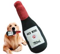 Bite-Resistant Beer Can Squeaky Toy - Loud Crinkle Plush Chew Toy with Sound for Dogs, Interactive Fun for Teething and Training Puppies | Durable Soft Plush Toy Design