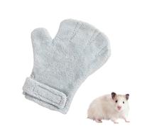 Bite Resistant Gloves, Adjustable Hamster Glove Bite Proof Animal Handling Gloves for Small Animals Bathing