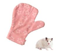 Bite Resistant Gloves, Adjustable Hamster Glove Bite Proof Animal Handling Gloves for Small Animals Bathing