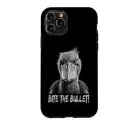 Bite The Bullet Shoebill Stork Humor Case for iPhone 11 Pro