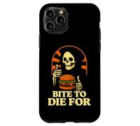 Bite to Die For Burger Grim Reaper Humor Case for iPhone 11 Pro
