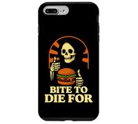 Bite to Die For Burger Grim Reaper Humor Case for iPhone 7 Plus/8 Plus