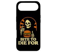 Bite to Die For Burger Grim Reaper Humor Case for iPhone Air
