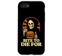 Bite to Die For Burger Grim Reaper Humor Case for iPhone SE (2020) / 7/8