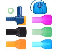Bite Valve Bladder Spout Replacement - Silicone Hydration Pack Nozzle Adapter | Water Reservoir Repair Kit, Leak Proof Valve Connector, For Backpacking, Camping, Cycling, Hunting, Trekking, Outdoor