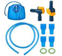 Bite Valve Replacement Kit, Accessory for Soft Silicone, Hydration Packages, Leak-Resistant Easy Atach Drinking Mouthpiece, Water Bubble Valve Set for Sports, Gym, Cycling, Adventure, Hiking