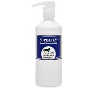 Biteback Products 'Superfly' DEET-Free Fly Repellent Gel - Up to 12hr Defence vs Midges, Mosquitoes, Horseflies & Stable Flies - Icaridin/Picaridin - Suitable for Sensitive Skin Pump, 500ml