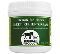 Biteback Products 'Sweet Relief' Midge Barrier Cream for Itchy Horses - Non-Staining Skin Barrier with Benzyl Benzoate - Soothes Itching, Pr