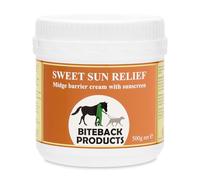 Biteback Products 'Sweet Sun Relief' - SPF30+ Midge Barrier Cream for Horses, Premium Sun Protection, Soothing Skin Cream for Itchy and Hot Conditions, Essential Pet Care - 500g